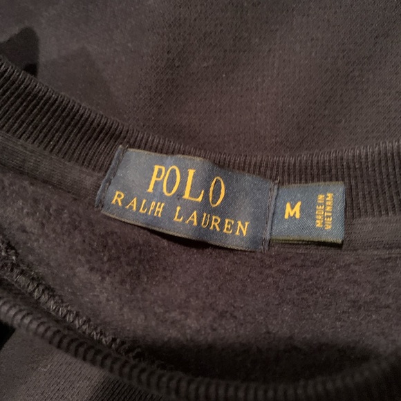 SOLDRetro Navy Ralph Lauren Polo pullover crewneck - Picture 3 of 3